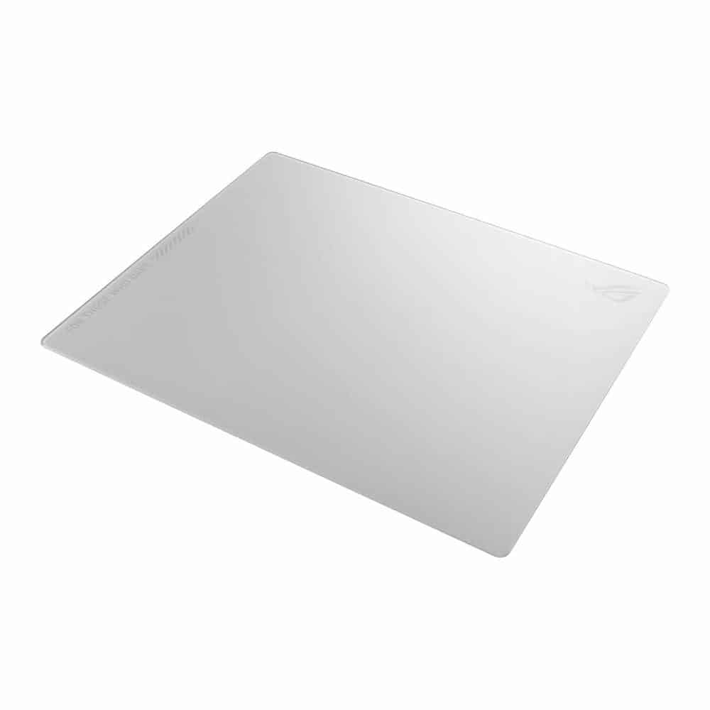 (image for) Asus ROG Moonstone Ace L Tempered Glass White Gaming Mouse Pad